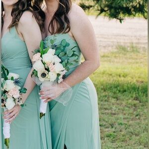 Azazie Green Bridesmaid Dress
